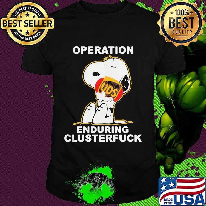 Operation Enduring Clusterfuck Snoopy Hug Logo Shirt