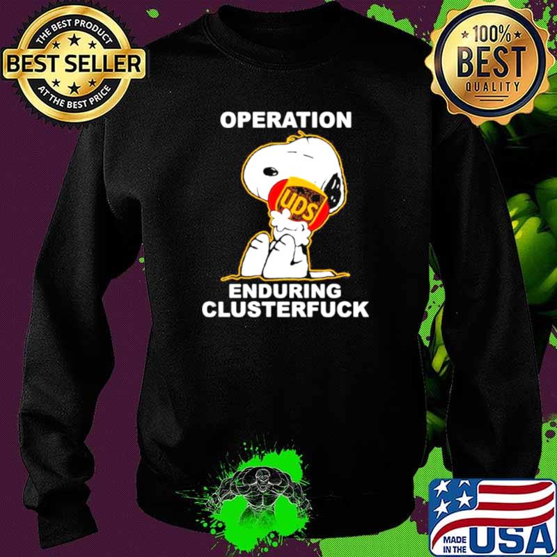 Operation Enduring Clusterfuck Snoopy Hug Logo Shirt Sweater Operation Enduring Clusterfuck Snoopy Hug Logo Shirt Sweater