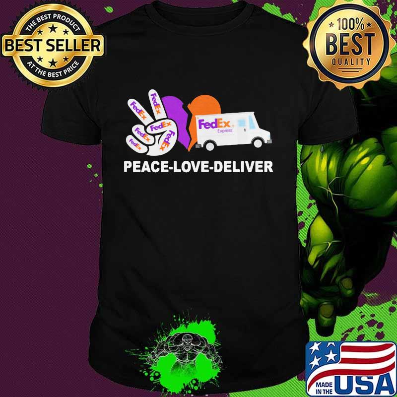 Peace Love Deliver Fedex Shirt