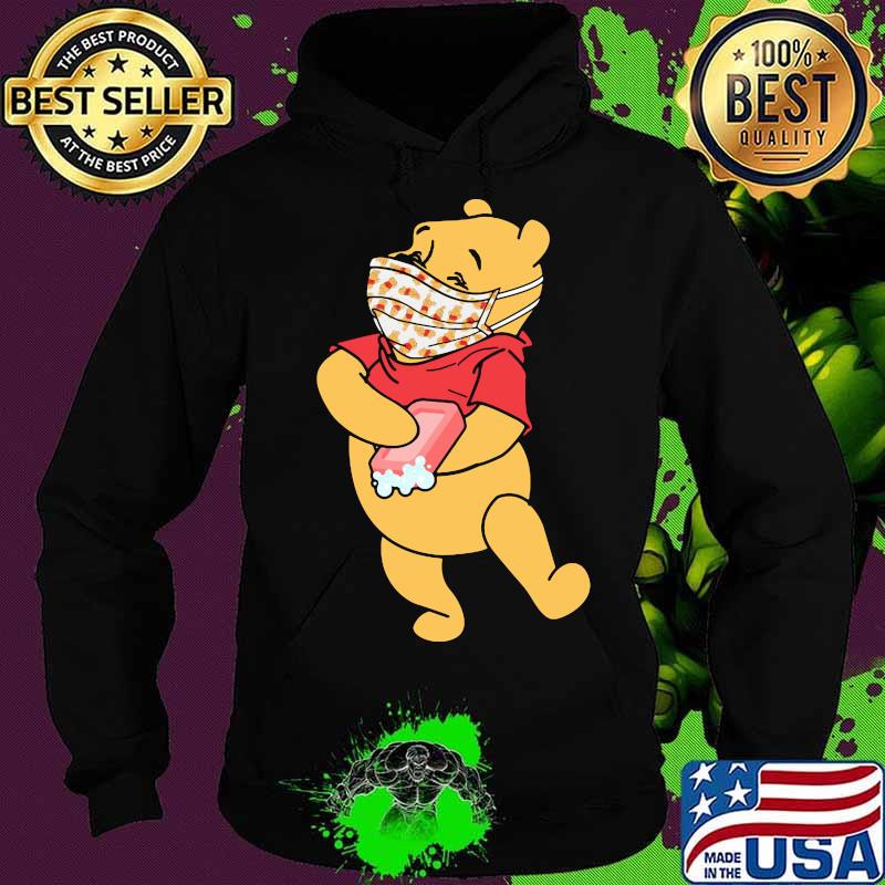 Pooh Wear Mask Corona Virus Shirt Hoodie Pooh Wear Mask Corona Virus Shirt Hoodie
