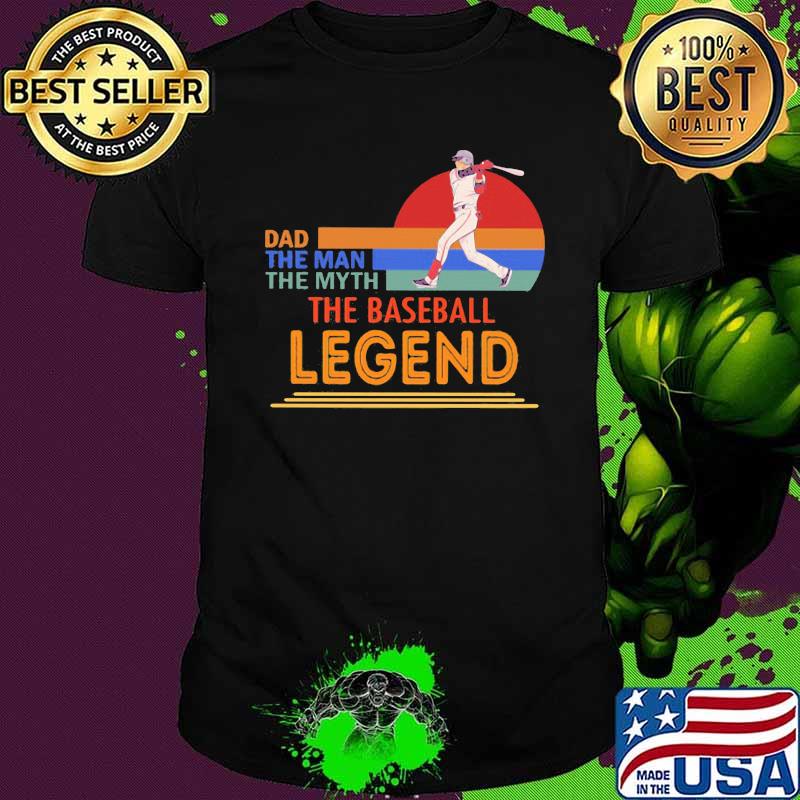 Dad The Man The Myth The Golf Legend Baseball Vintage Shirt