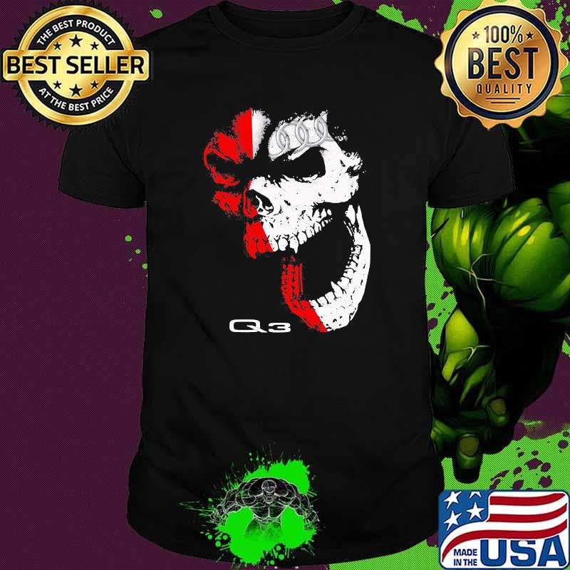 Skull With Audi Q3 Logo Shirt Skull With Audi Q3 Logo Shirt