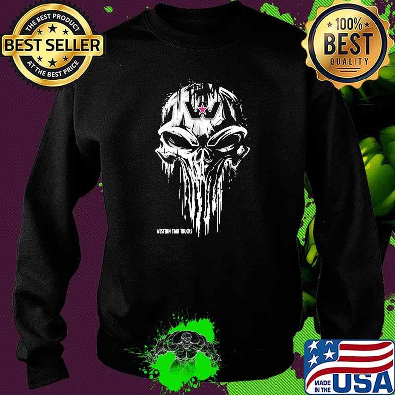 Punisher With Western Star Trucks Shirt Sweater Punisher With Western Star Trucks Shirt Sweater