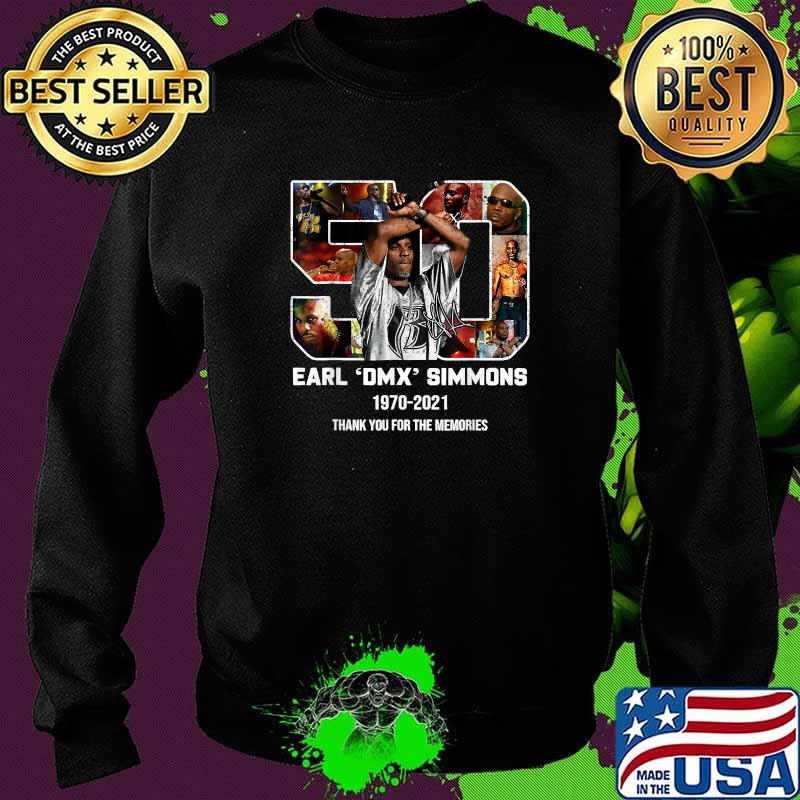 Rip D.M.X. Earl DMX Simmons 1970 2021 thank you for the memories signature Sweater Rip D.M.X. Earl DMX Simmons 1970 2021 thank you for the memories signature Sweater