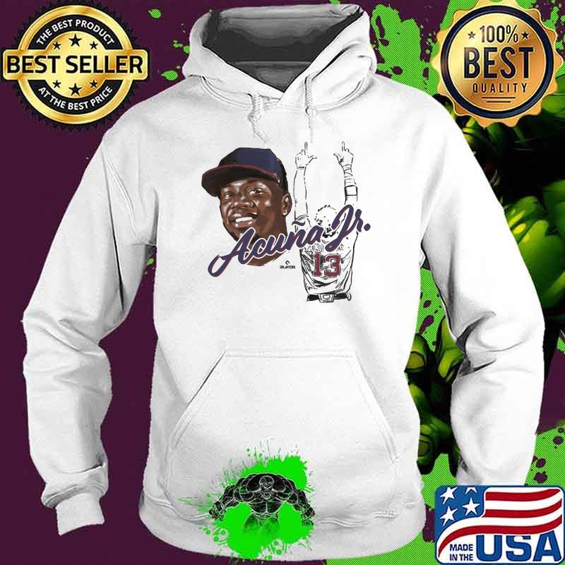 Ronald Acuña Jr. Silhouette Shirt Hoodie Ronald Acuña Jr. Silhouette Shirt Hoodie