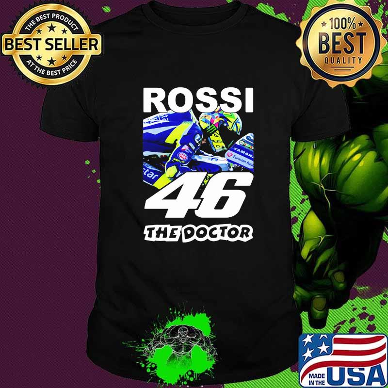Rossi The Doctor 46 King Of The Mountain World Champion Motorcycle Shirt