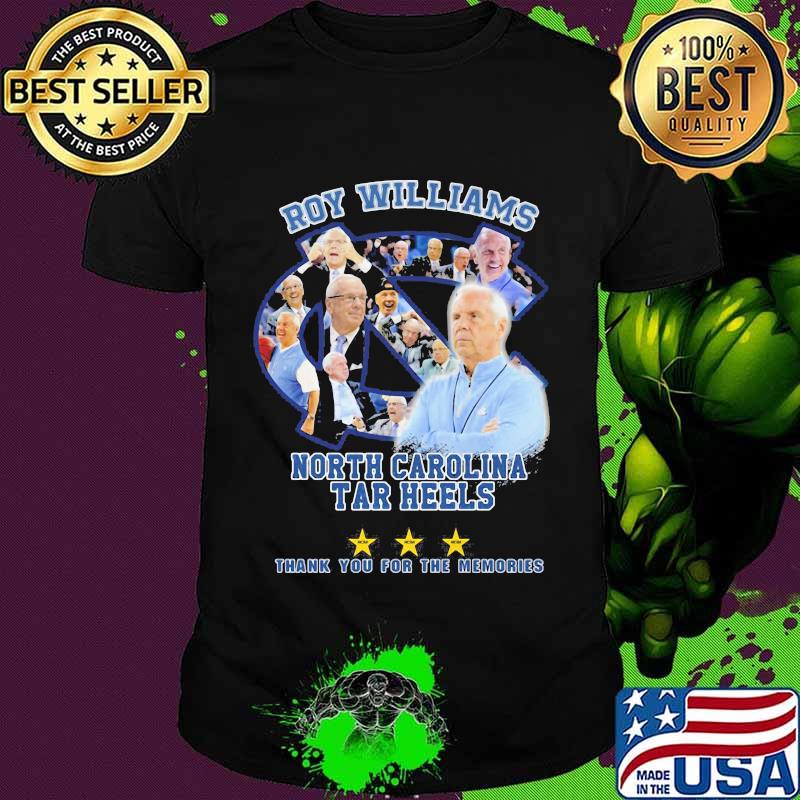 Roy Williams North Carolina 2003 2021 Thank You For The Memories Signature Shirt