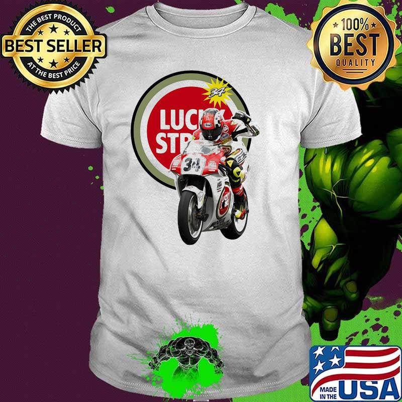 Schwantz Team Lucky Strike King Of The Mountain Motorcycle Shirt