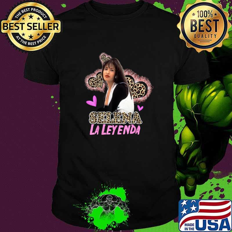 Selenas Quintanilla Leopard Love Retro Music Shirt