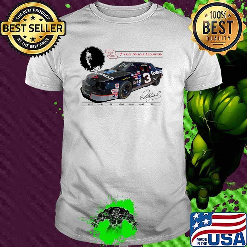 Seven Time Nascar Champion Goodwrench Signature Shirt