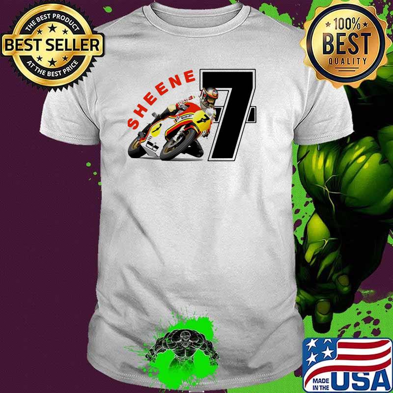 Sheene World Champion King Of The Mountain Motorcycle Shirt