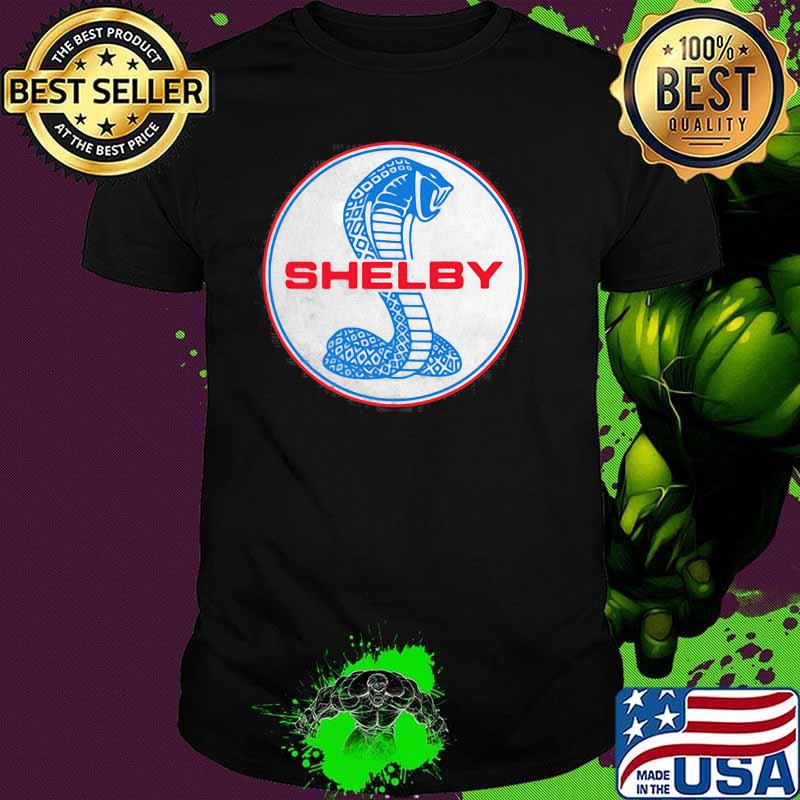 Shelby Blue And Red Logo Shirt
