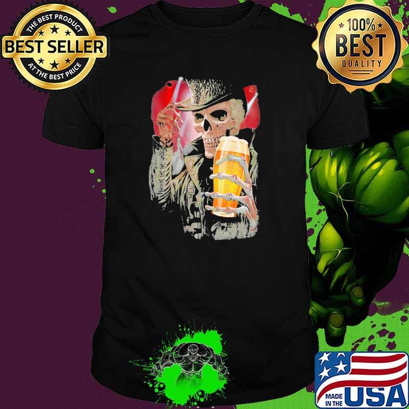 Skull Hello Darkness Beer Shirt