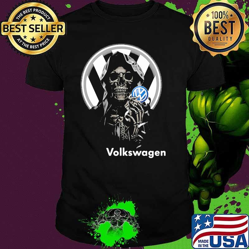 Skull Holding Volkswagen Logo Shirt