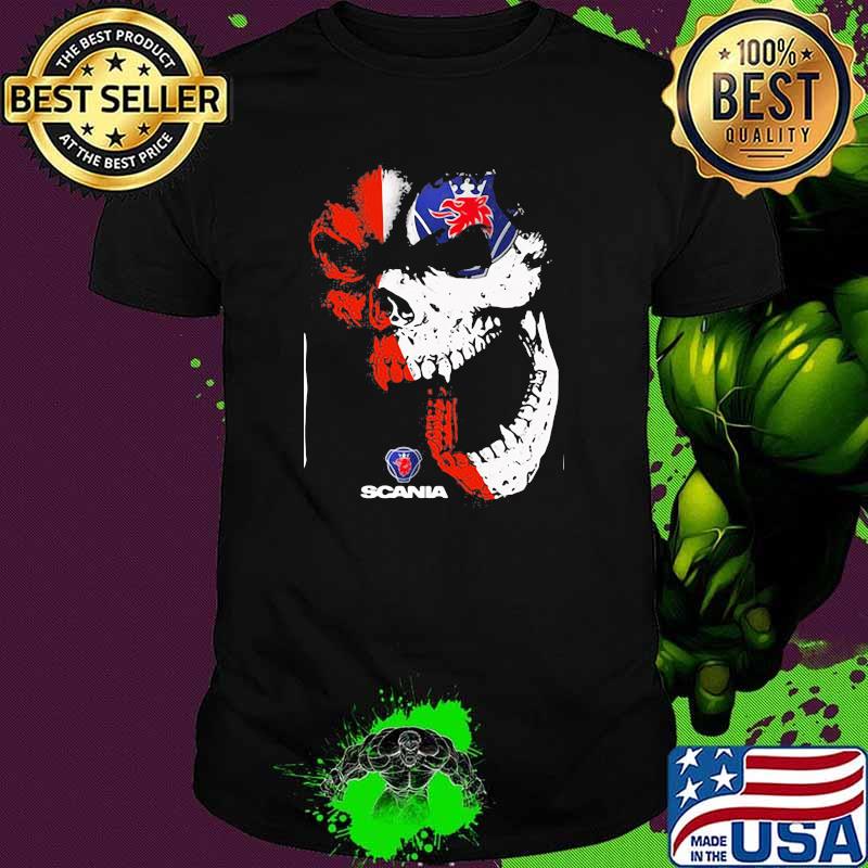 Skull With Scania Logo Shirt