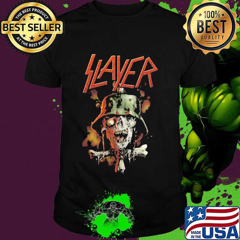 Slayer Soldier Cross Skull Shirt