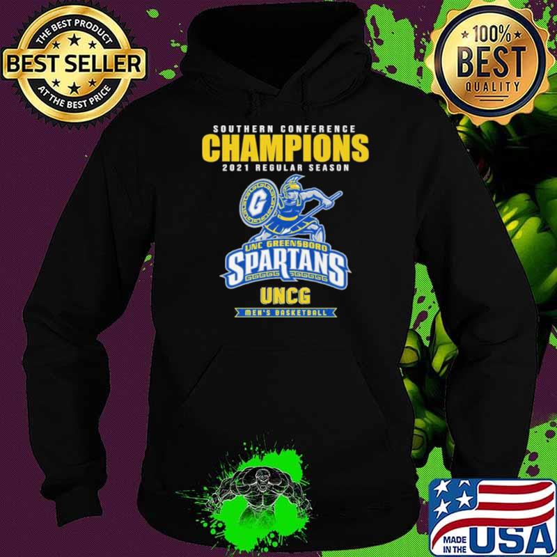 Southern Conference Champions 2021 Regular Season Unc Greensboro Spartans Men’s Basketball Shirt Hoodie Southern Conference Champions 2021 Regular Season Unc Greensboro Spartans Men’s Basketball Shirt Hoodie