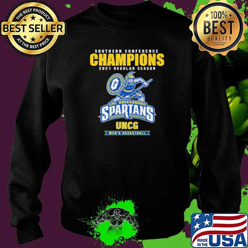 Southern Conference Champions 2021 Regular Season Unc Greensboro Spartans Men’s Basketball Shirt Sweater Southern Conference Champions 2021 Regular Season Unc Greensboro Spartans Men’s Basketball Shirt Sweater