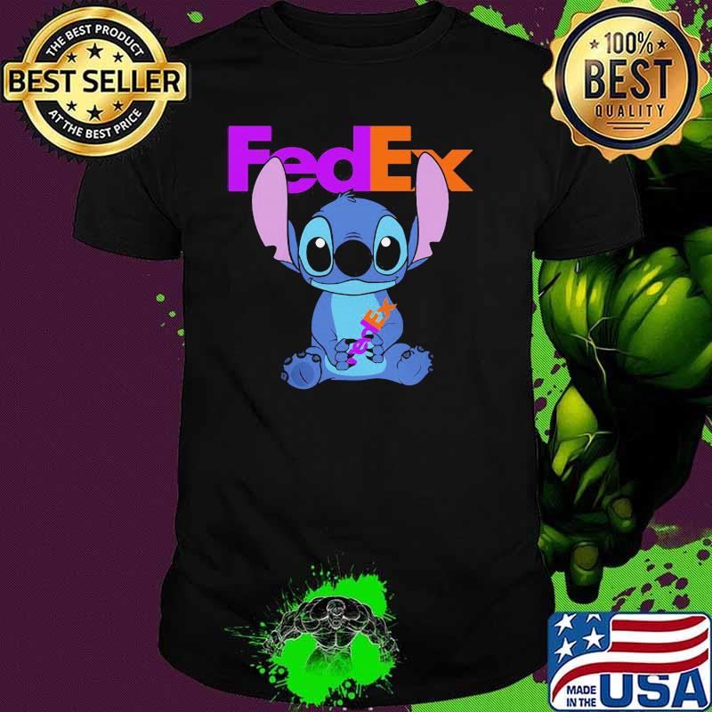 Stitch Hug Fedex Logo Shirt