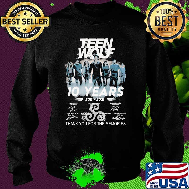 Teen Wolf 10 Years 2011 2021 Thank You For The Memoris Signature Shirt Sweater Teen Wolf 10 Years 2011 2021 Thank You For The Memoris Signature Shirt Sweater