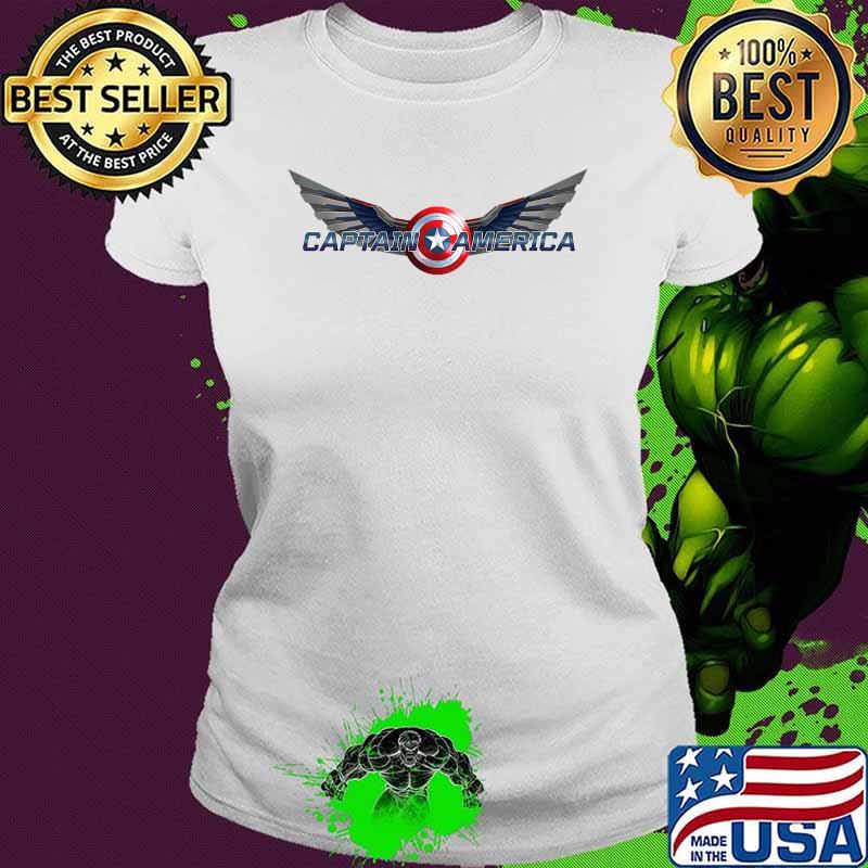 The Falcon and the Winter Soldier Captain America Wings Shirt Ladies tee The Falcon and the Winter Soldier Captain America Wings Shirt Ladies tee