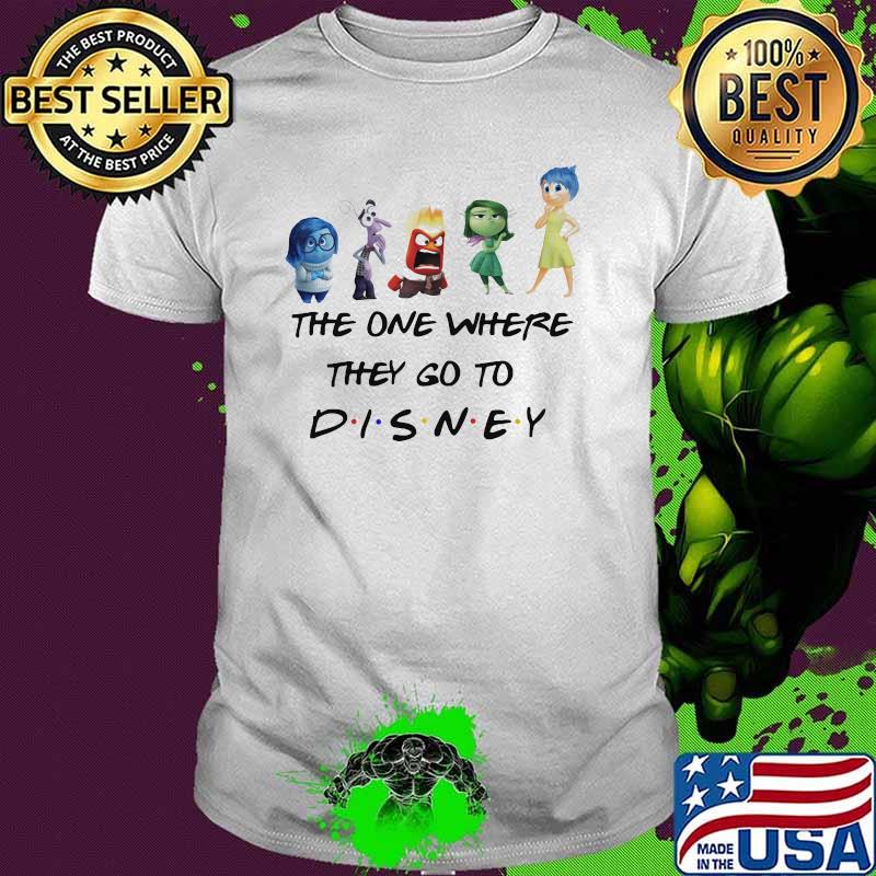 The One Where They Go To Disney Inside Out Movie Shirt