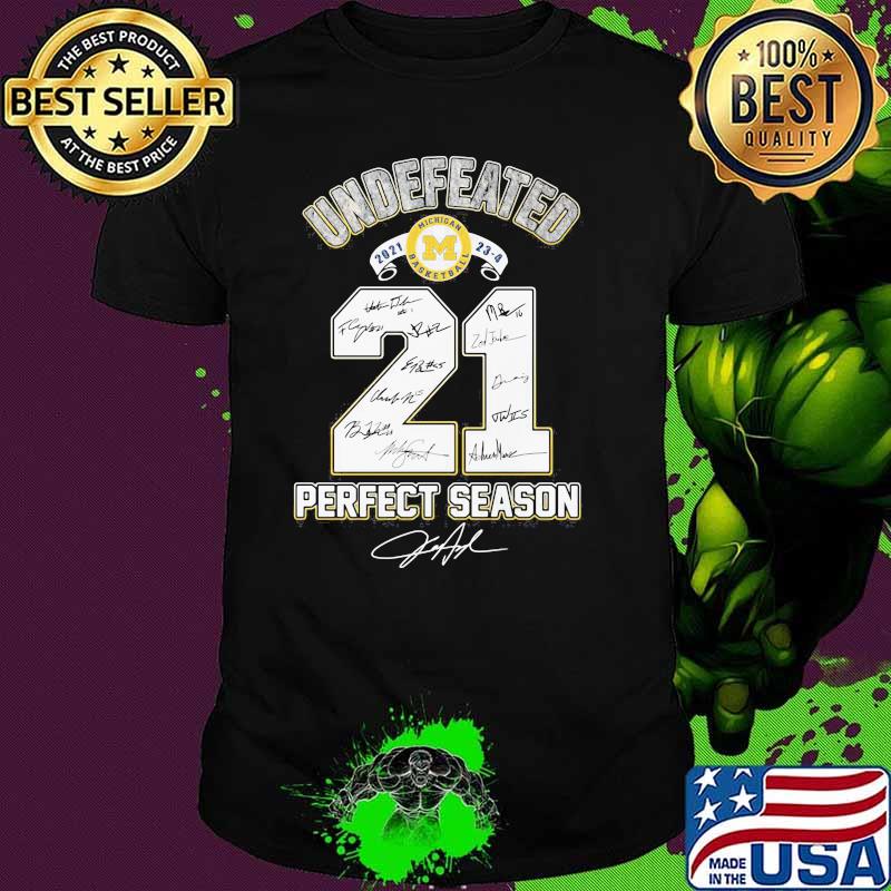 Undefeated Michigan Basketball Perfect Season Shirt