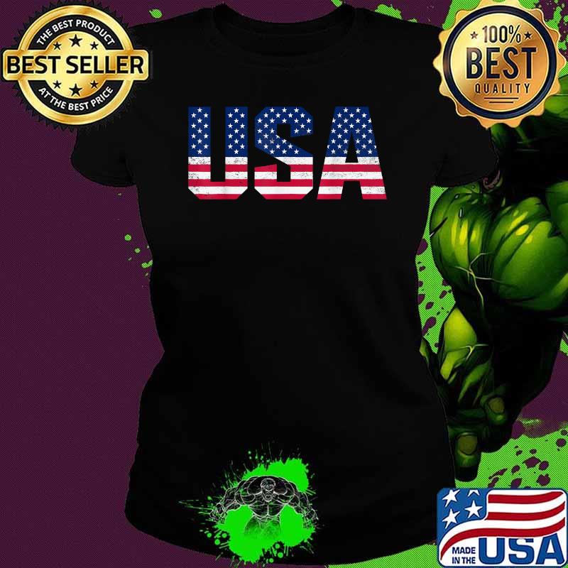 USA Flag Shirt Vintage American Flag 4th Of July Shirt Ladies tee USA Flag Shirt Vintage American Flag 4th Of July Shirt Ladies tee