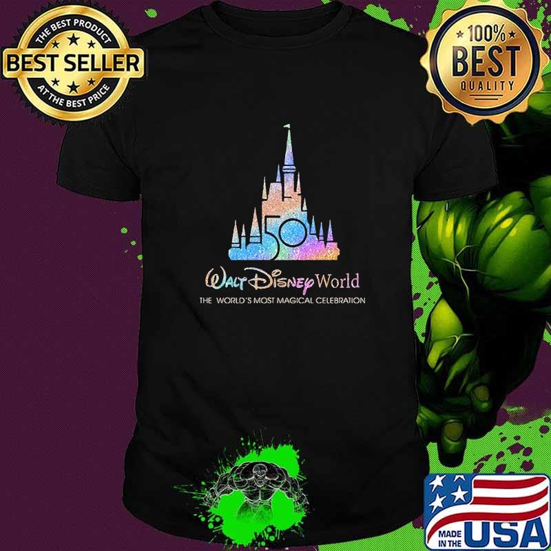 Walt Disney World The Worlds Most Magical Celebration 50th years Old Shirt