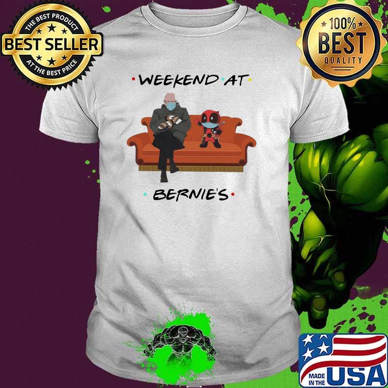 Weekend At Bernies Old Man And Deadpool Wear Mask Shirt