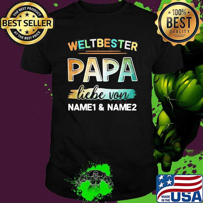 Weltbester Papa Lieve Von Name1 And Name 2
