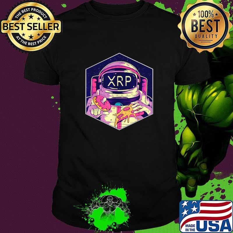 XRP Symbol Crypto Currency To The Moon Astronaut shirt