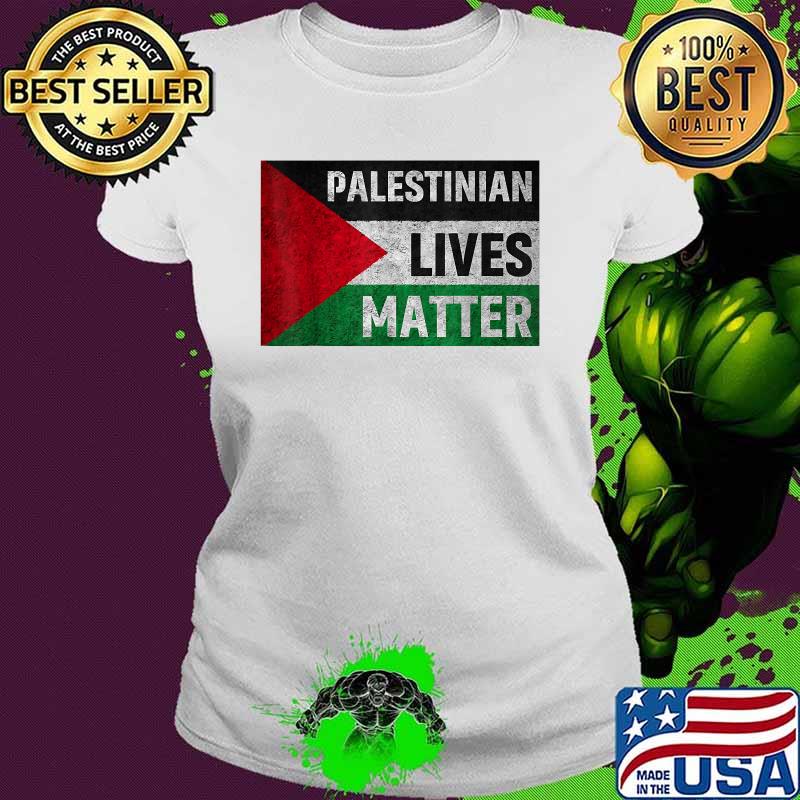 Palestinian Lives Matter Free Palestine Flag Gaza Retro Shirt Ladies tee Palestinian Lives Matter Free Palestine Flag Gaza Retro Shirt Ladies tee
