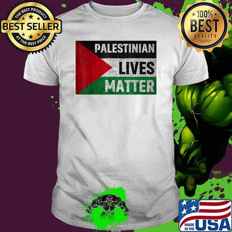 Palestinian Lives Matter Free Palestine Flag Gaza Retro Shirt