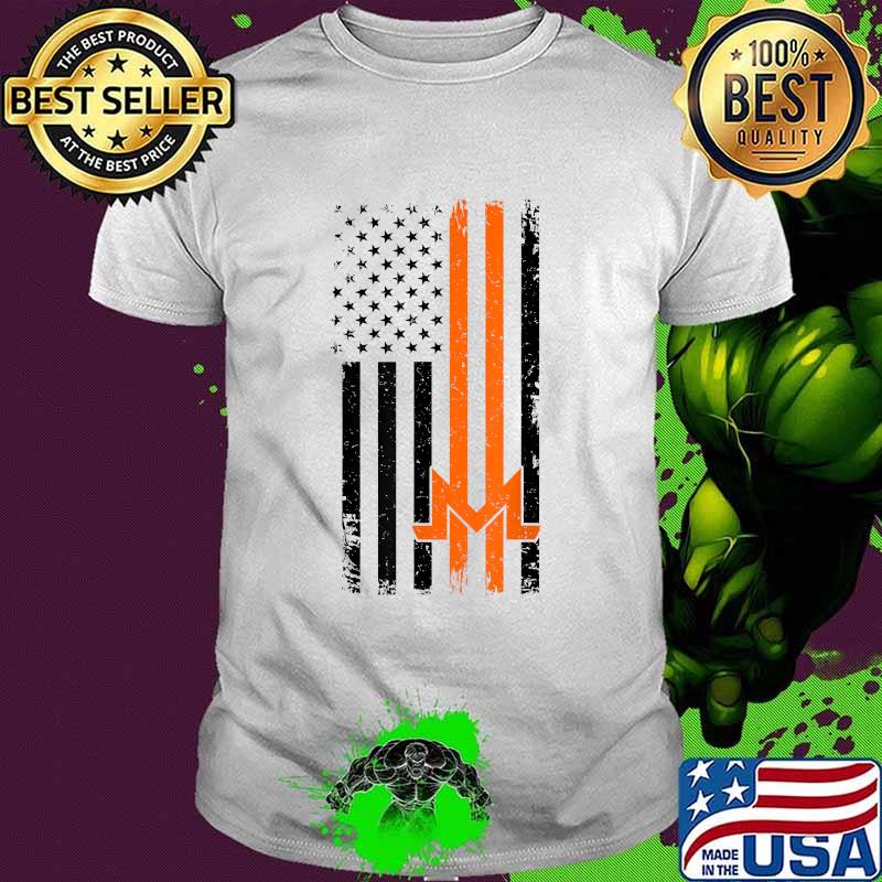 American Flag Monero USA Coin Blockchain Crypto Shirt