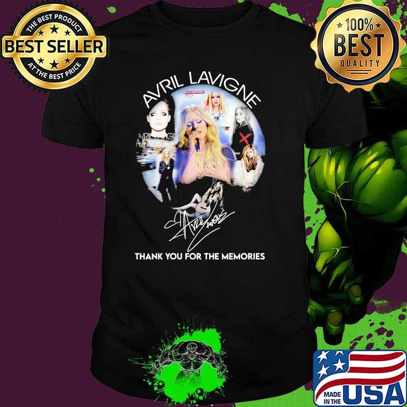 Avril Lavigne Thank You For The Memories Signature Shirt