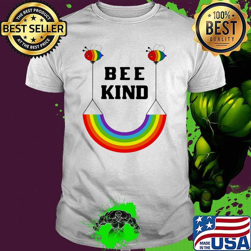 Bee Kind Rainbow Flag LGBT Shirt