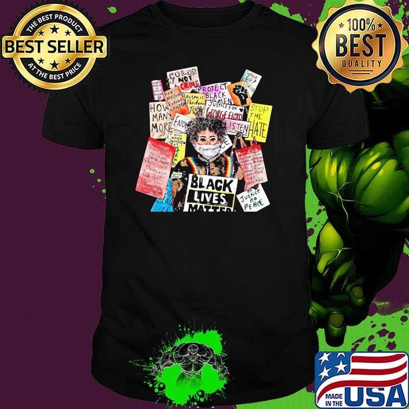 Black Lives Matter Black Girl America Lgbt Shirt