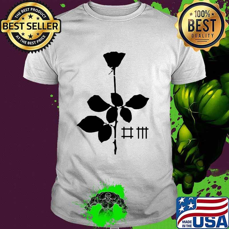 Black rose depeche mode shirt