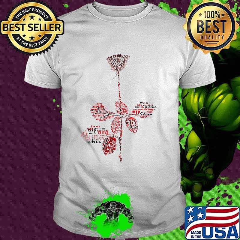 BRAND NEW DEPECHE MODE VIOLATOR RED ROSE EIGHTIES shirt