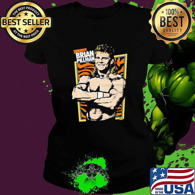 Brian Pillman x Dark Side of the Ring Flyin' Brian Shirt Ladies tee Brian Pillman x Dark Side of the Ring Flyin' Brian Shirt Ladies tee