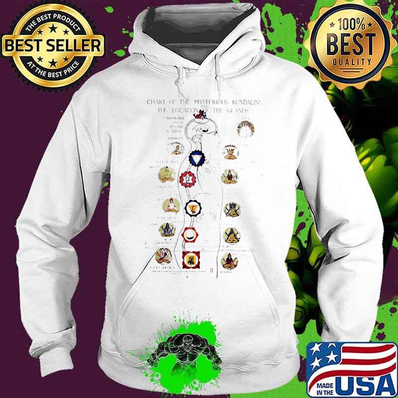 Chart Of Mysterious Kundalini The Location Of the Glands Shirt Hoodie Chart Of Mysterious Kundalini The Location Of the Glands Shirt Hoodie