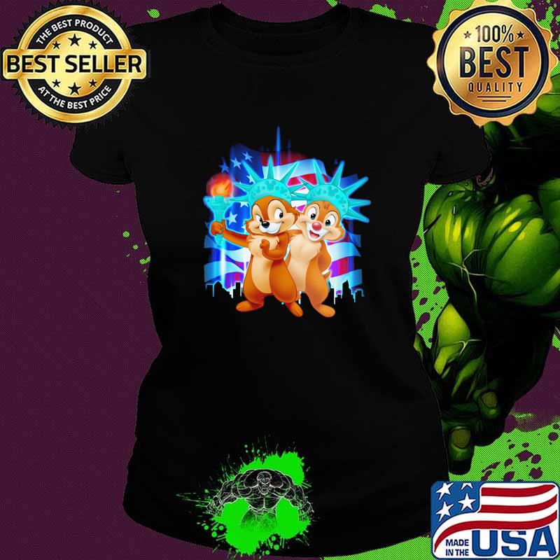 Chip And Dale 4th Of July Independence Shirt Ladies tee Chip And Dale 4th Of July Independence Shirt Ladies tee