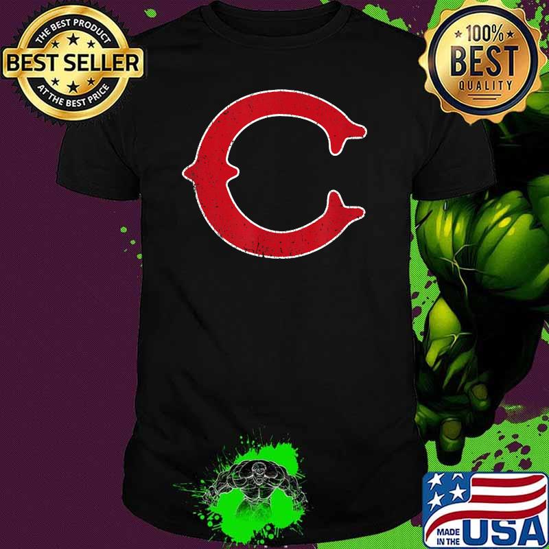 Classic Chicago Baseball C Distressed Novelty Cub Shirt