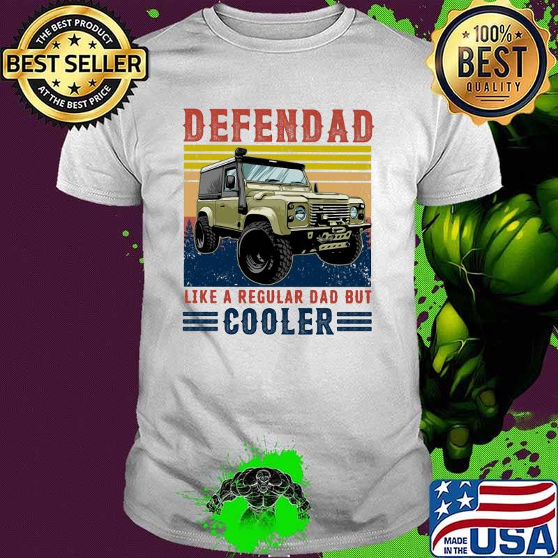 Deffendad Like A Regular Dad But Cooler Vintage Shirt