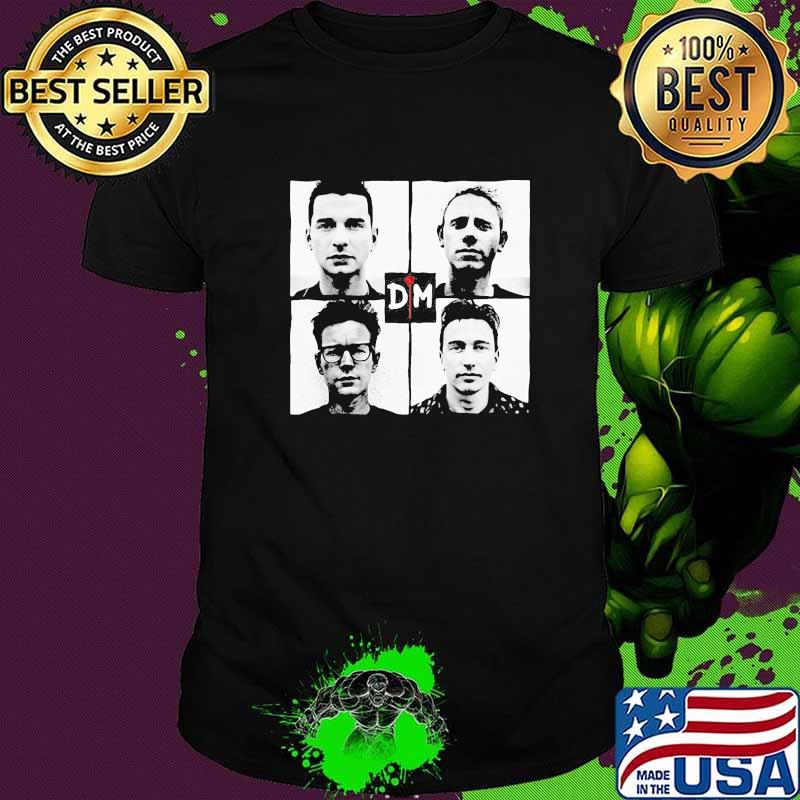 Depeche mode rose flower shirt