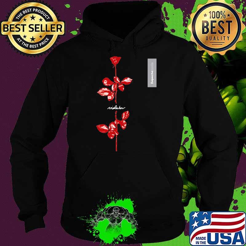 Depeche Mode sling bag violator rose red Hoodie Depeche Mode sling bag violator rose red Hoodie