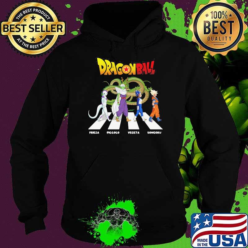 Dragon Ball Frieza Piccolo Vegeta Songoku Abbey Road Shirt Hoodie Dragon Ball Frieza Piccolo Vegeta Songoku Abbey Road Shirt Hoodie