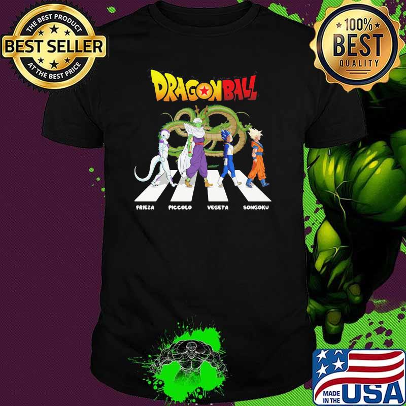 Dragon Ball Frieza Piccolo Vegeta Songoku Abbey Road Shirt