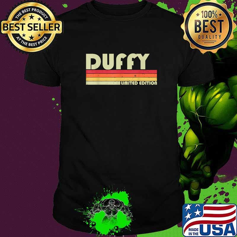 DUFFY Surname Funny Retro Vintage 80s 90s Birthday Reunion T-Shirt